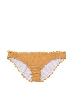 Victoria's Secret Mustard Yellow Ruffle Bikini Bottoms